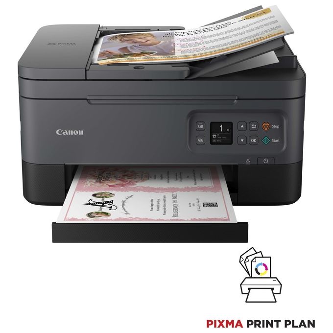 Canon Stampante 3 in 1 PIXMA TS7450i wireless per uffici domestici - Compatibile con PIXMA Print Plan - Stampa fotografica senza bordi - Funzionalita' wireless tramite archiviazione cloud (nero) Canon Stampante 3 in 1 PIXMA TS7450i wireless per uffici domestici - Compatibile con PIXMA Print Plan - Stampa fotografica senza bordi - Funzionalita' wireless tramite archiviazione cloud (nero)