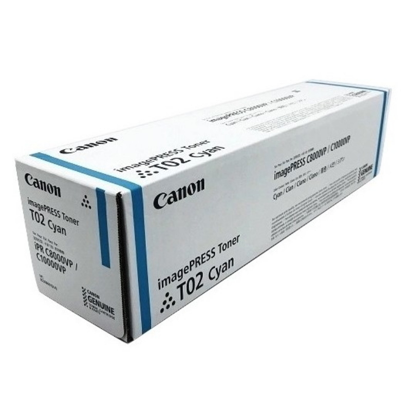 Canon t02 cartuccia toner 1 pz originale ciano