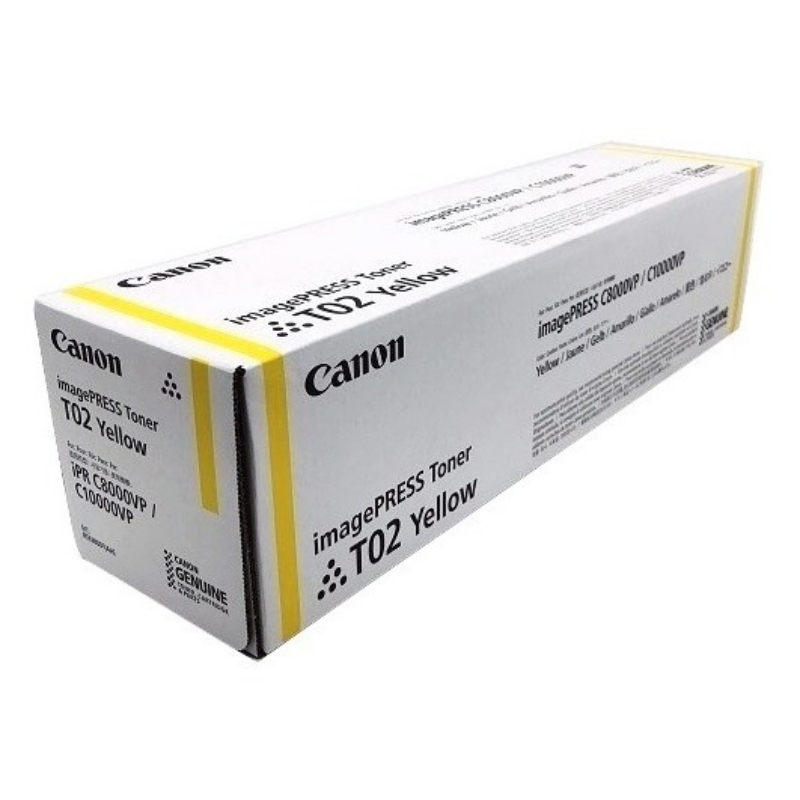 Canon t02 cartuccia toner 1 pz originale giallo