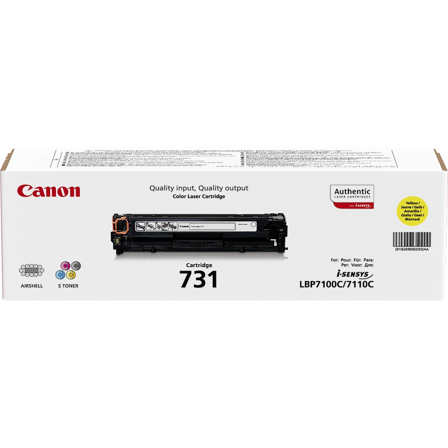 Canon - Toner 731y-giallo