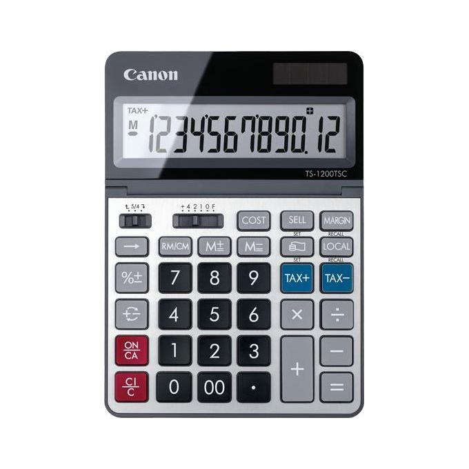 Canon TS-1200TSC Calcolatrice Desktop di Base Metallico Canon TS-1200TSC Calcolatrice Desktop di Base Metallico