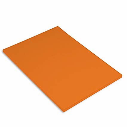 Canson Guarro Confezione da 50 Cartoncini Iris A4 da 185 g - 21x297 cm - Colore Mandarino