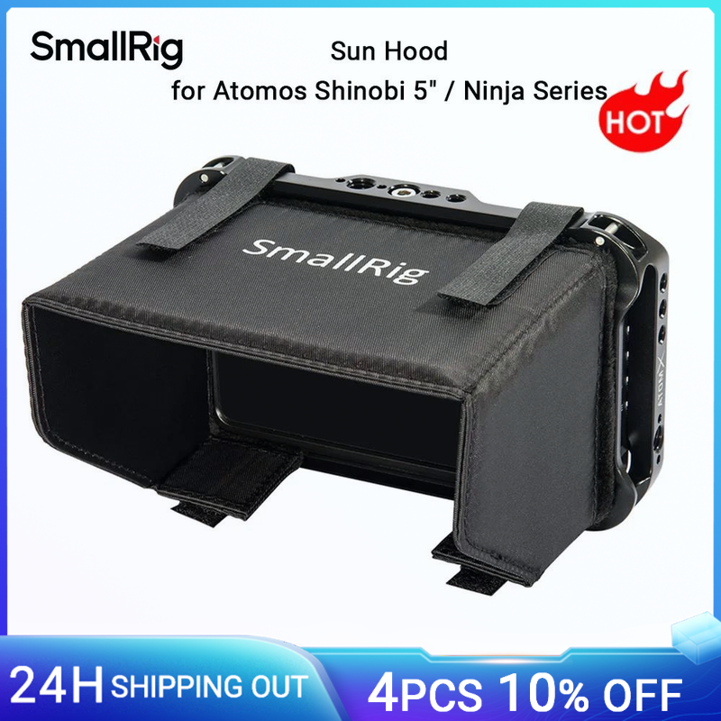 Cappuccio parasole SmallRig per Atomos Shinobi 5" / Cage serie Ninja VH2269