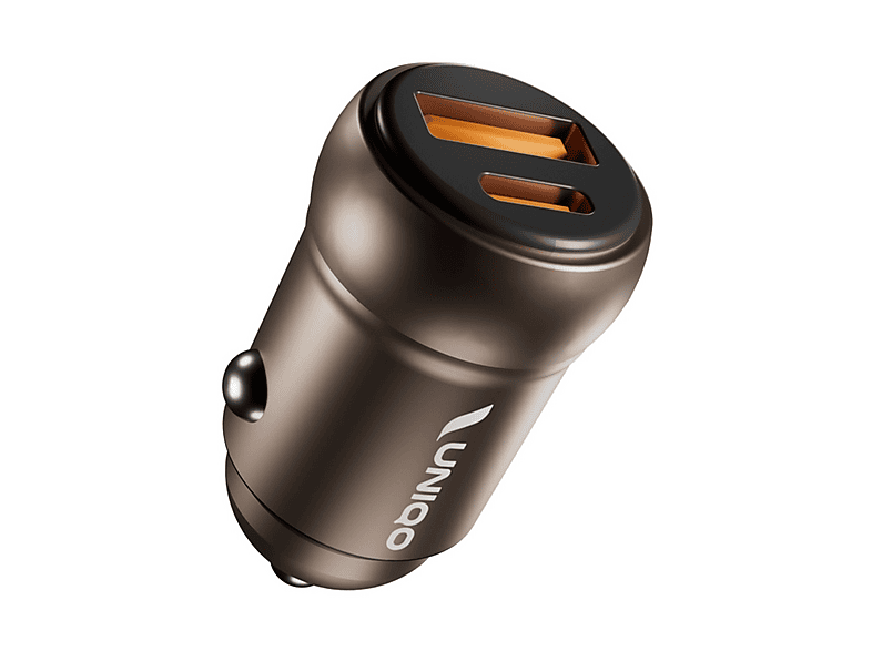 Caricabatteria Auto UNIQO Caricatore 12V Compatto Power Delivery, 30W, 1 x USB-A + Type-C PD 30W Caricabatteria Auto UNIQO Caricatore 12V Compatto Power Delivery, 30W, 1 x USB-A + Type-C PD 30W