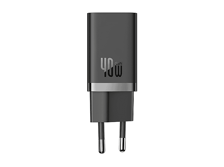CARICABATTERIA BASEUS GaN5 Pro Charger C+C 40W da Max (20W+20W su entrambe le porte), Nero CARICABATTERIA BASEUS GaN5 Pro Charger C+C 40W da Max (20W+20W su entrambe le porte), Nero