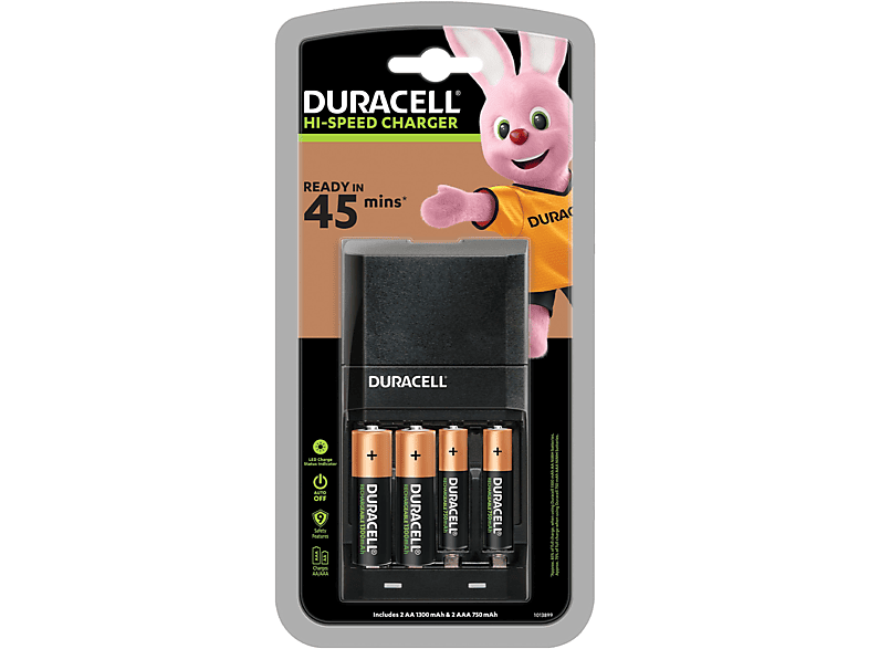 CARICABATTERIA DURACELL DURAC CARICABATT CEF 27 da 2.5W, Nero