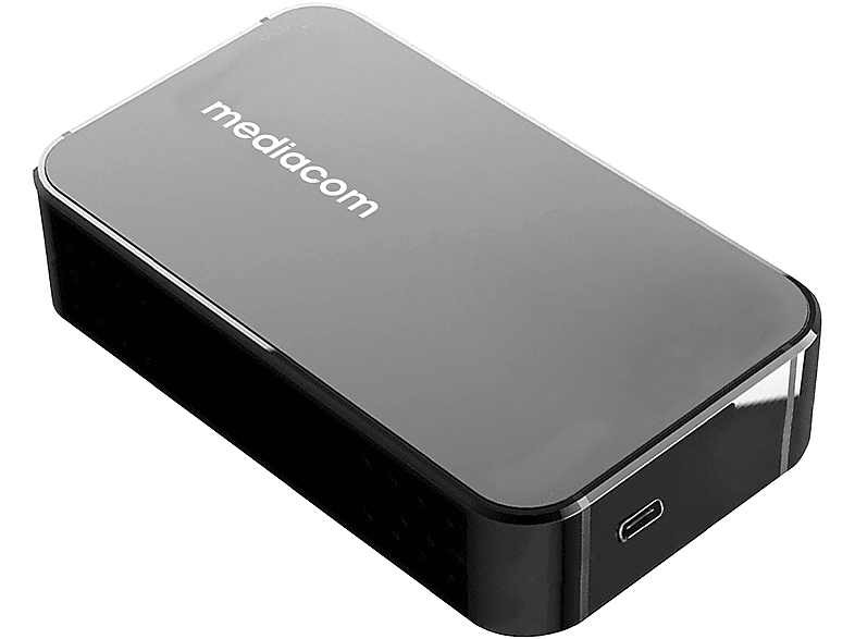 CARICABATTERIA MEDIACOM Alimentatore Type-c da 100W, Nero