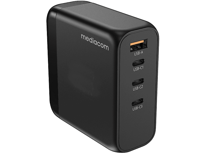 CARICABATTERIA MEDIACOM MD-A230 da 150W, Nero