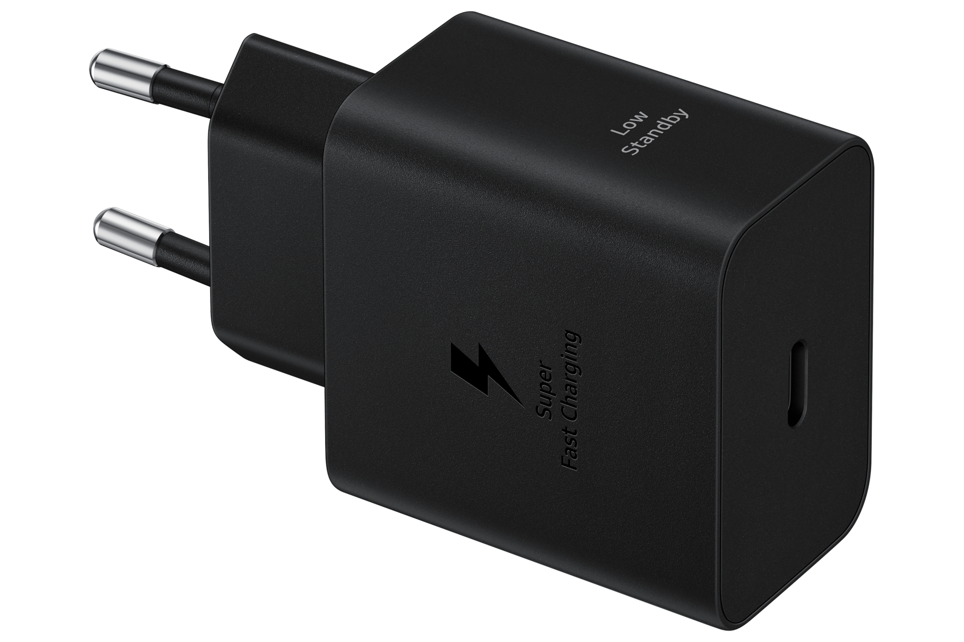 CARICABATTERIA SAMSUNG 45W con cavo USB-C/USB-C da 45W, Nero