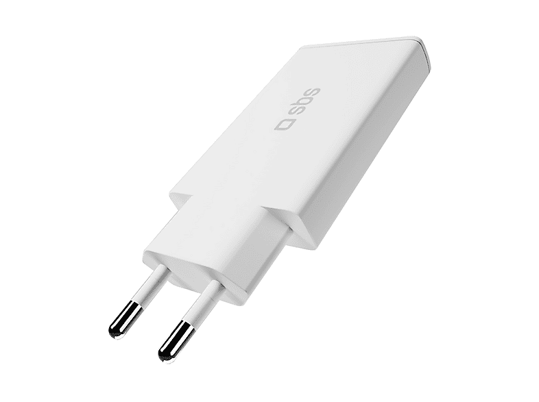 Caricabatteria SBS Caricatore Ultra Slim GaN PD, 67W, Bianco