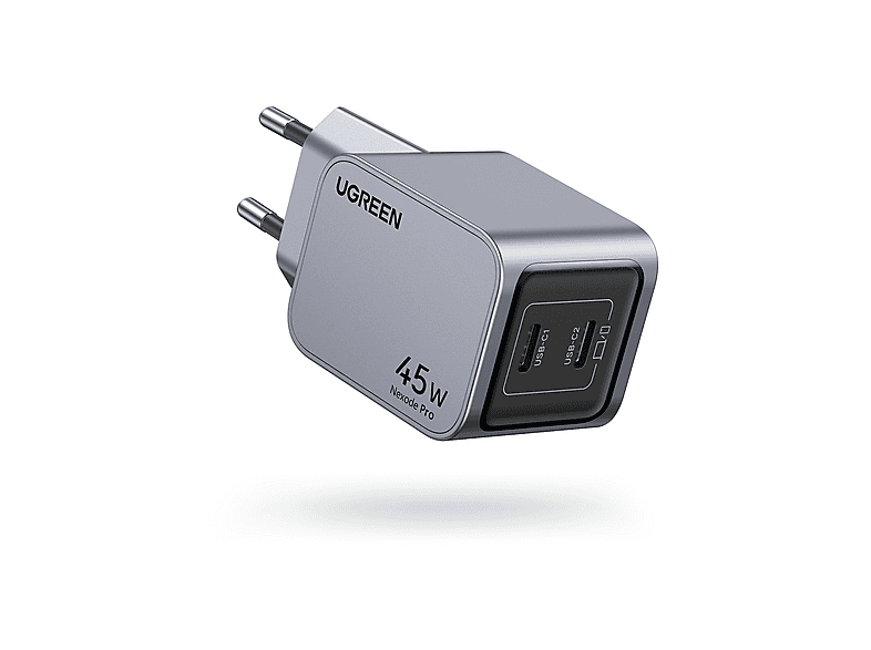 CARICABATTERIA UGREEN Caricatore Nexode Pro Fast Charger Dual USB 45W da 45W, Nero