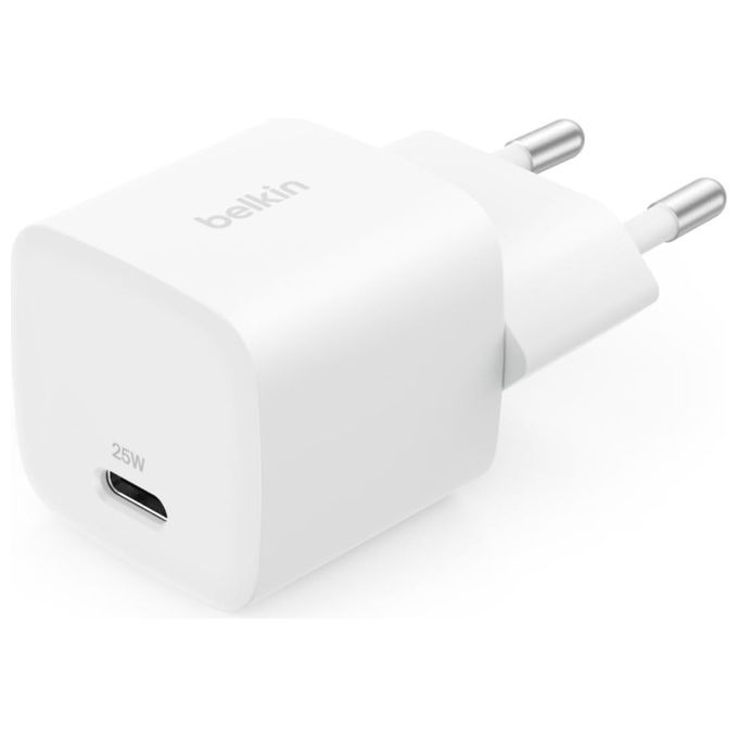 Caricabatterie BELKIN BoostCharge caricatore USB-C da 25W, Bianco