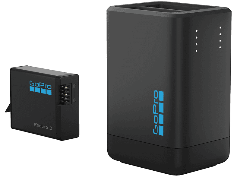 CARICABATTERIE GOPRO DUAL BATTERY CHARGER + ENDURO 2