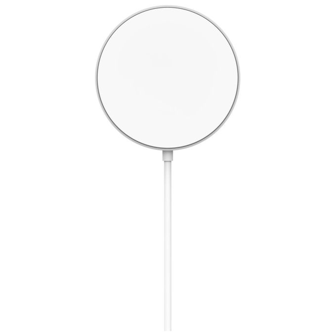 Caricabatterie Magsafe BELKIN BoostCharge Pro, caricatore wireless magnetico con Qi2 da 15W per iPhone, Bianco