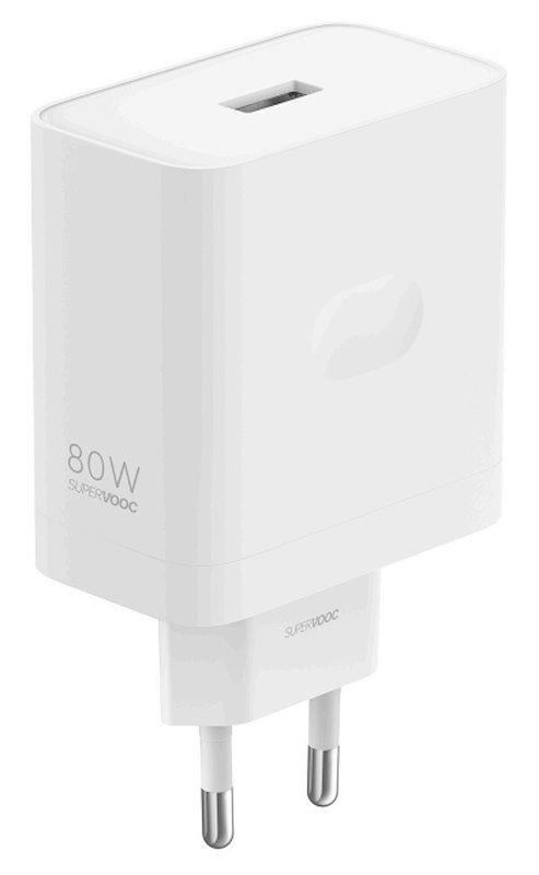 CARICABATTERIE OPPO SUPERVOOC 80W Power Adapter da 80 W, Bianco