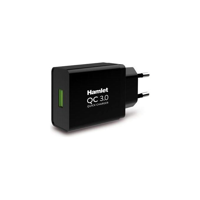 Caricabatterie USB Type-A 18W Quick Black XPWCU118QC