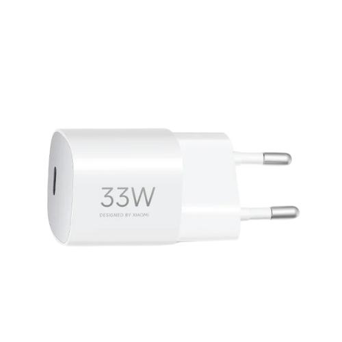 CARICABATTERIE XIAOMI 33W Nano Power Adapter (USB C) da 33W, Bianco