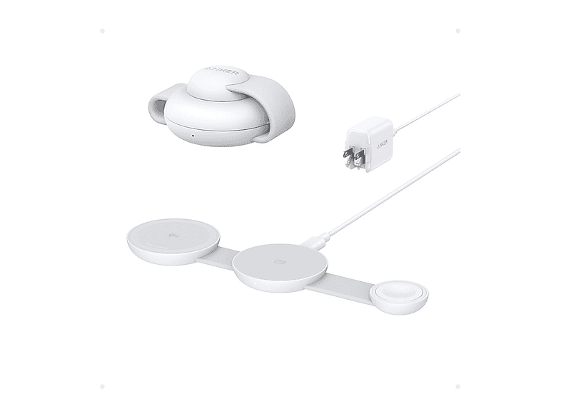 CARICATORE MAGSAFE ANKER Caricatore WL pieghevole da 15W, Bianco