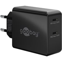 Caricatore rapido doppio USB-C 36 Watt, PD, Caricabatterie