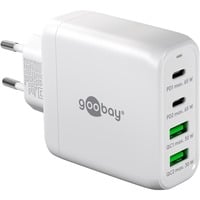 Caricatore rapido multiporta USB-C, PD, GaN, 68 Watt, Caricabatterie
