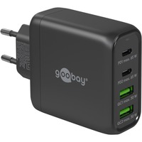 Caricatore rapido multiporto USB-C, PD, GaN, 68 Watt, Caricabatterie