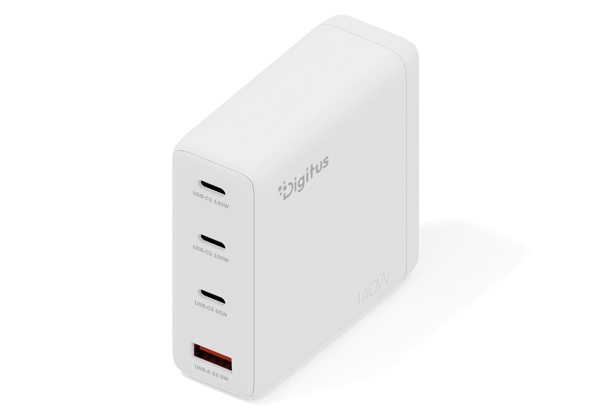 Caricatore Usb Gan 140W 3X Usb-C 1X Usb-A