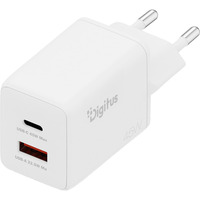 Caricatore USB GaN 45W, 1x USB-C, 1x USB-A, Caricabatterie