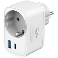 Caricatore USB Home Socket HS220 / 3 A / 20 W / 2 Porte, Caricabatterie