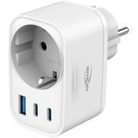 Caricatore USB Home Socket HS330 / 3A/30W/ 3 Porte, Caricabatterie