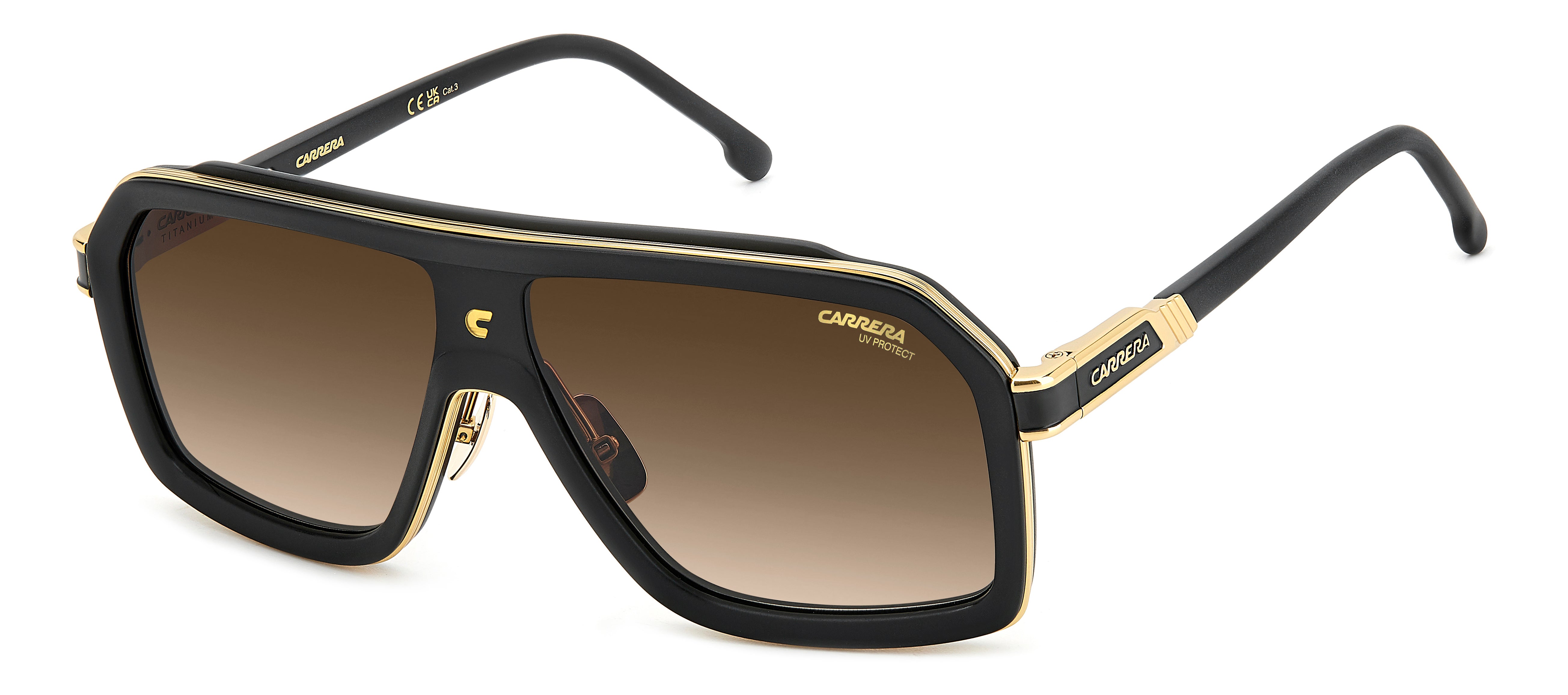 Carrera Carrera CA 1053/S/TI 003/86 Occhiali da sole Nero Sfumato Carrera Carrera CA 1053/S/TI 003/86 Occhiali da sole Nero Sfumato
