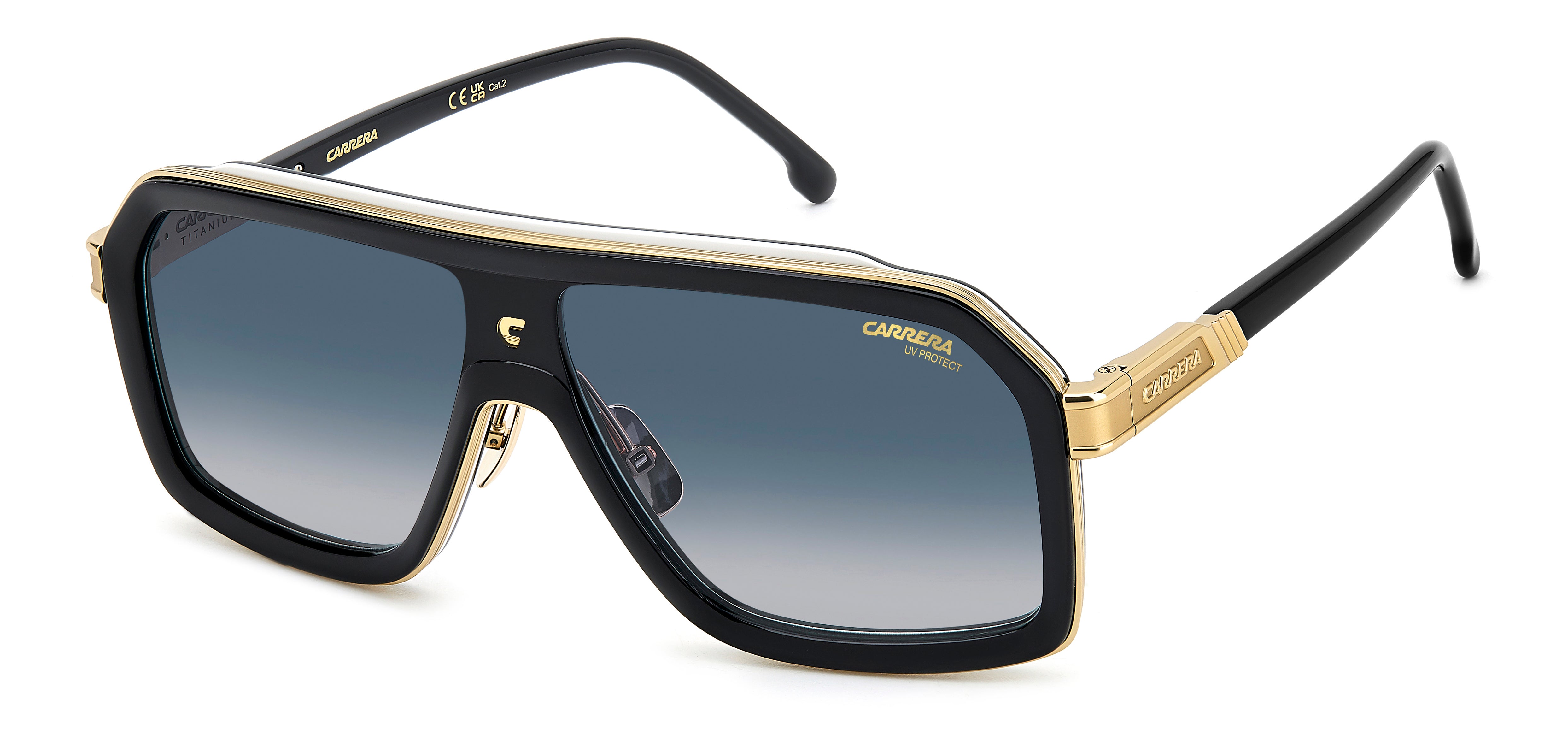 Carrera Carrera CA 1053/S/TI 80S/08 Occhiali da sole Blu Sfumato