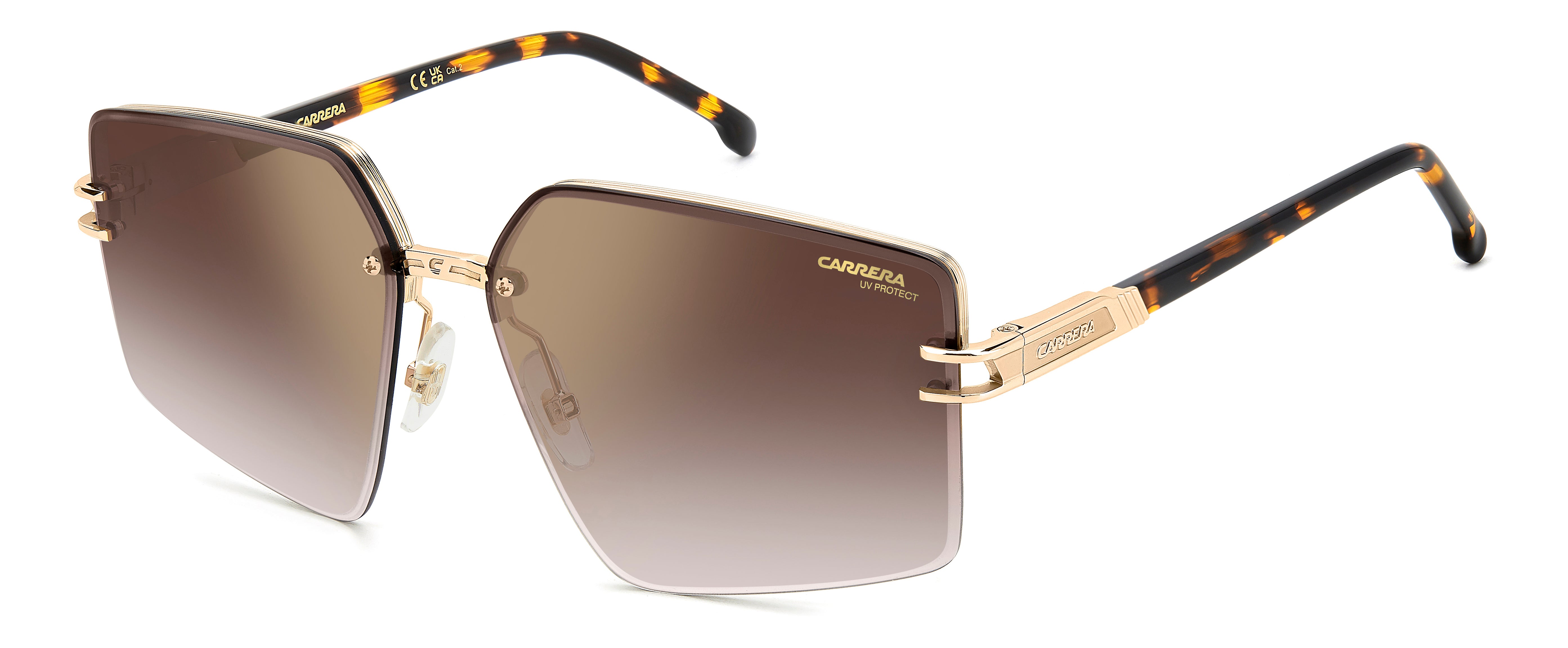 Carrera Carrera CARRERA 1074/S 06J/YK Occhiali da sole Oro Specchiato Carrera Carrera CARRERA 1074/S 06J/YK Occhiali da sole Oro Specchiato