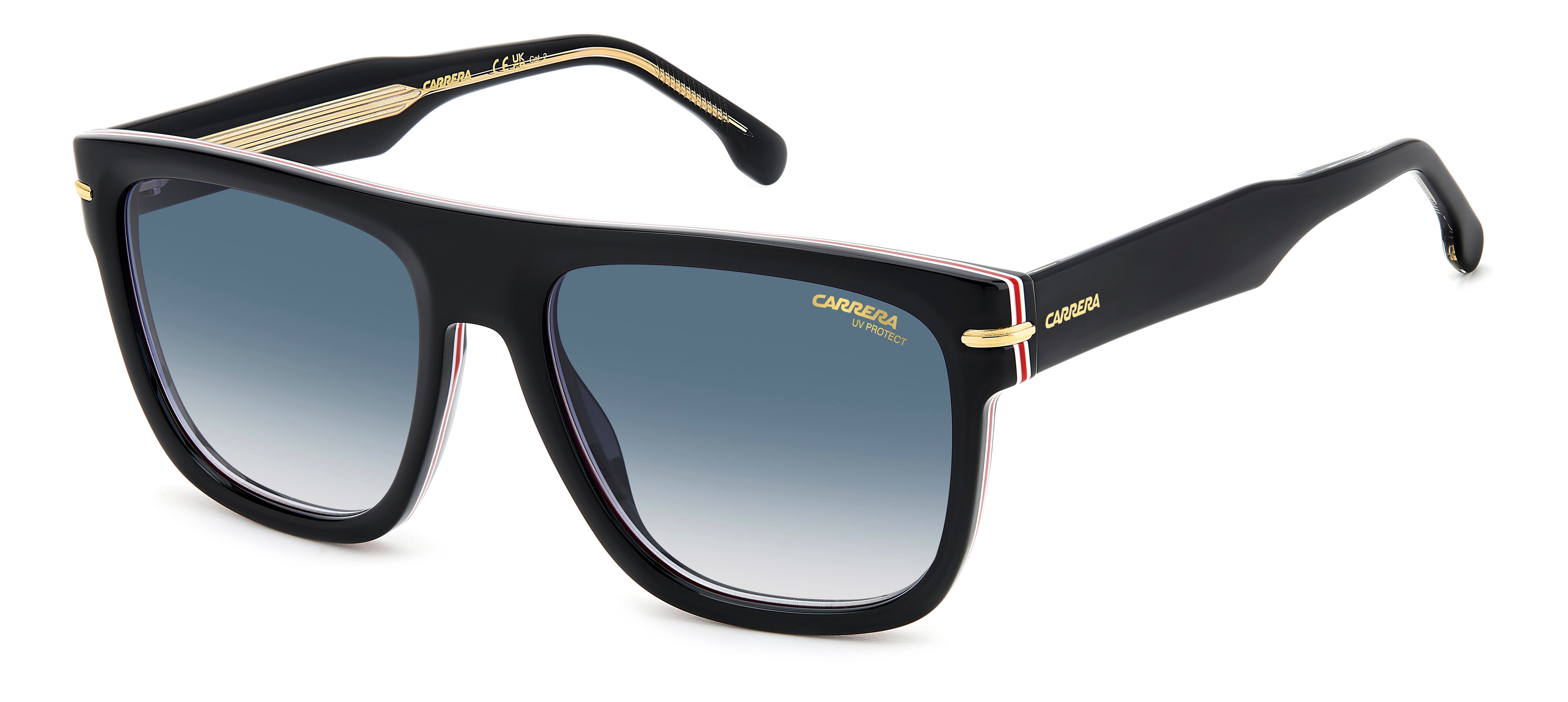 Carrera Carrera CARRERA 340/S 2M2/08 Occhiali da sole Blu Sfumato