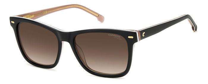 Carrera Donna Carrera CARRERA 3001/S 6X4/HA Occhiali da sole Acetato Nero/Nude Marrone Squadrata Sfumato Carrera Donna Carrera CARRERA 3001/S 6X4/HA Occhiali da sole Acetato Nero/Nude Marrone Squadrata Sfumato
