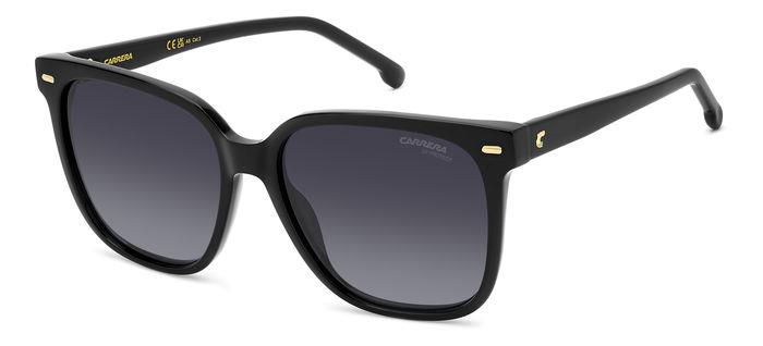 Carrera Donna Carrera CARRERA 3002/S 807/9O Occhiali da sole Acetato Nero Grigio Squadrata Sfumato