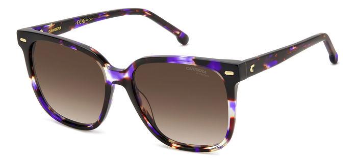Carrera Donna Carrera CARRERA 3002/S HKZ/HA Occhiali da sole Acetato Havana viola Marrone Squadrata Sfumato