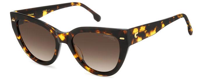 Carrera Donna Carrera CARRERA 3017/S 086/HA Occhiali da sole Acetato Havana Marrone Cat Eye Sfumato