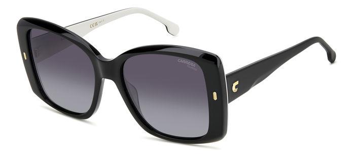 Carrera Donna Carrera CARRERA 3030/S 80S/WJ Occhiali da sole Acetato Nero Grigio Squadrata Polarizzata Sfumato