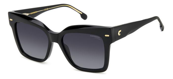 Carrera Donna Carrera CARRERA 3037/S 807/9O Occhiali da sole Acetato Nero Grigio Farfalla Sfumato