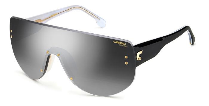 Carrera Donna Carrera FLAGLAB 12 79D/IC Occhiali da sole Acetato Nero Multicolore Maschera Specchiate Sfumato