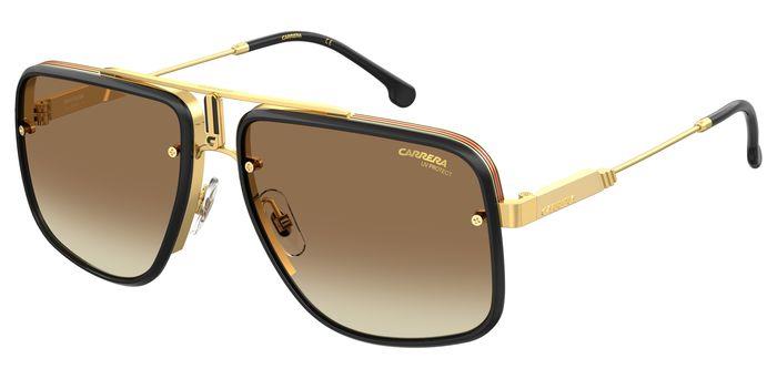 Carrera Unisex Carrera CA GLORY II 001/86 Occhiali da sole Metallo Oro Marrone Squadrata Sfumato