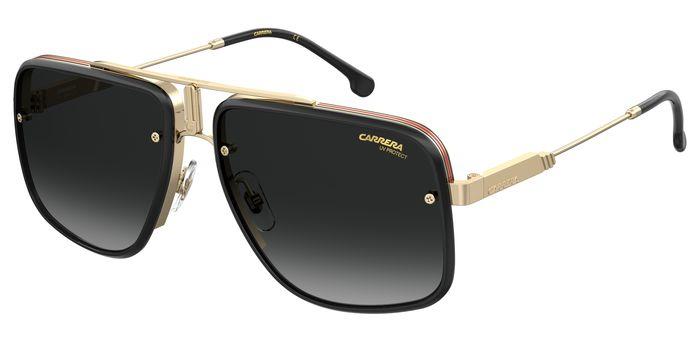 Carrera Unisex Carrera CA GLORY II RHL/9O Occhiali da sole Metallo Nero Grigio Squadrata Sfumato Carrera Unisex Carrera CA GLORY II RHL/9O Occhiali da sole Metallo Nero Grigio Squadrata Sfumato