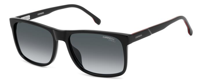 Carrera Uomo Carrera C FLEX 01/G/S OIT/9O Occhiali da sole Acetato Nero Grigio Squadrata Normale Sfumato