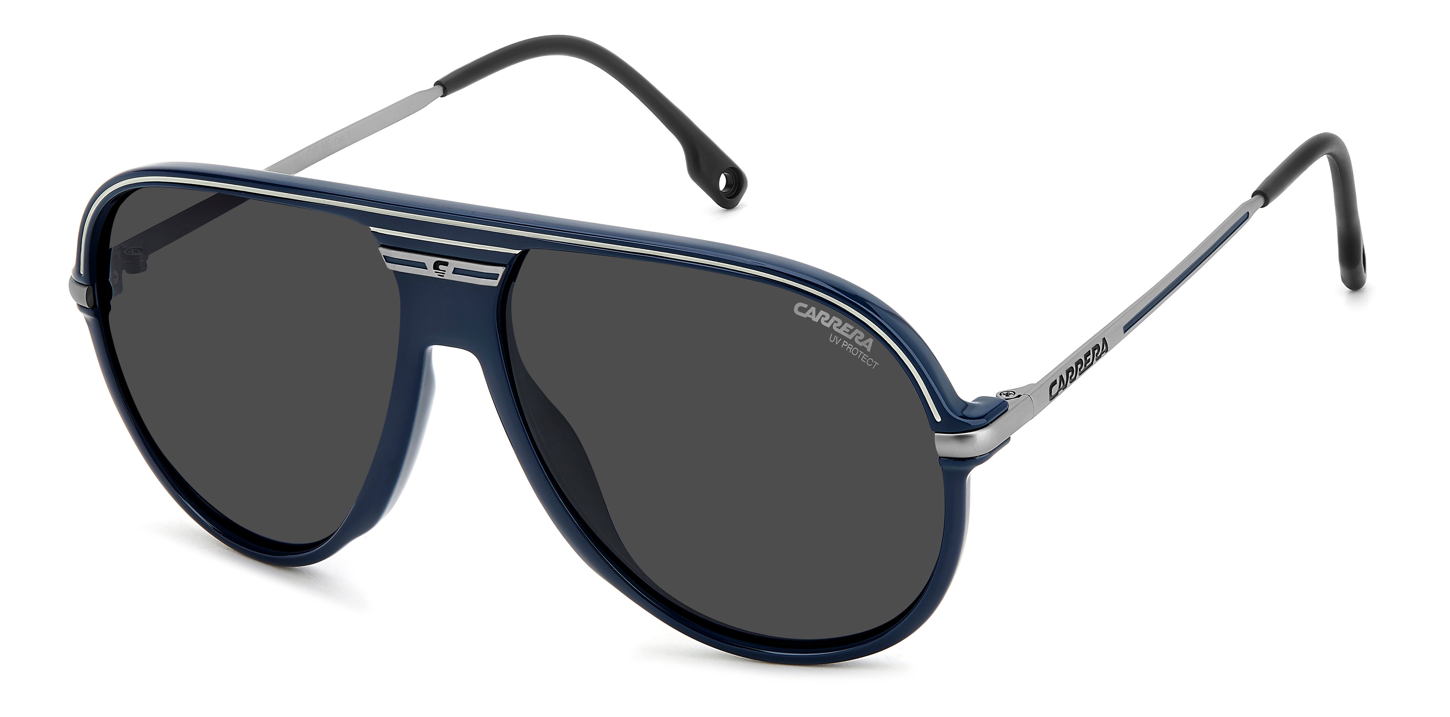Carrera Uomo Carrera C SPORT 06/S PJP/IR Occhiali da sole Polyamide Blu Grigio Pilot Normale Carrera Uomo Carrera C SPORT 06/S PJP/IR Occhiali da sole Polyamide Blu Grigio Pilot Normale