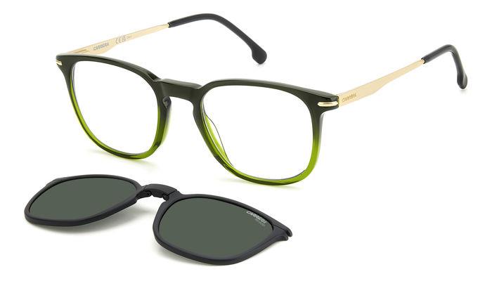Carrera Uomo Carrera CA 332/CS 4C3/UC Occhiali da sole Acetato Verde Verde Squadrata Polarizzata Clip-on Carrera Uomo Carrera CA 332/CS 4C3/UC Occhiali da sole Acetato Verde Verde Squadrata Polarizzata Clip-on