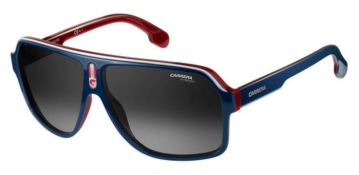 Carrera Uomo Carrera CARRERA 1001/S 8RU/9O Occhiali da sole Plastica Blu Grigio Squadrata Sfumato Carrera Uomo Carrera CARRERA 1001/S 8RU/9O Occhiali da sole Plastica Blu Grigio Squadrata Sfumato