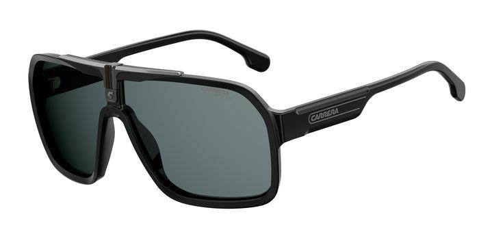 Carrera Uomo Carrera CARRERA 1014/S 003/2K Occhiali da sole Plastica Nero-opaco Grigio Squadrata