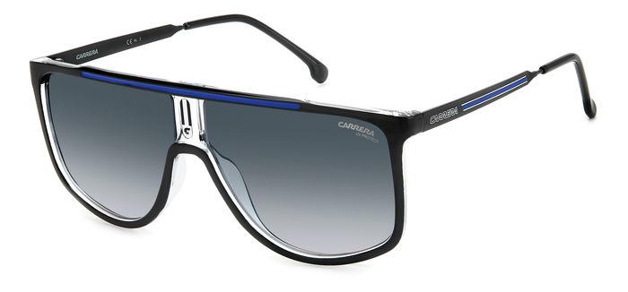 Carrera Uomo Carrera CARRERA 1056/S D51/08 Occhiali da sole Plastica Nero Blu Squadrata Sfumato Carrera Uomo Carrera CARRERA 1056/S D51/08 Occhiali da sole Plastica Nero Blu Squadrata Sfumato