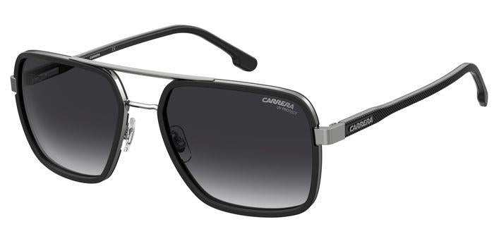Carrera Uomo Carrera CARRERA 256/S 85K/9O Occhiali da sole Metallo Nero Grigio Squadrata Sfumato