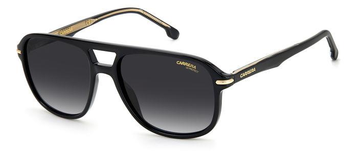 Carrera Uomo Carrera CARRERA 279/S 2M2/9O Occhiali da sole Plastica Nero/Oro Grigio Squadrata Normale Sfumato
